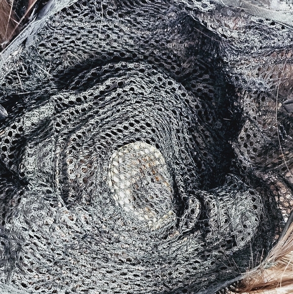 Medium Brown Hair w/ Bangs Synthetic Wig - Picture 6 of 6